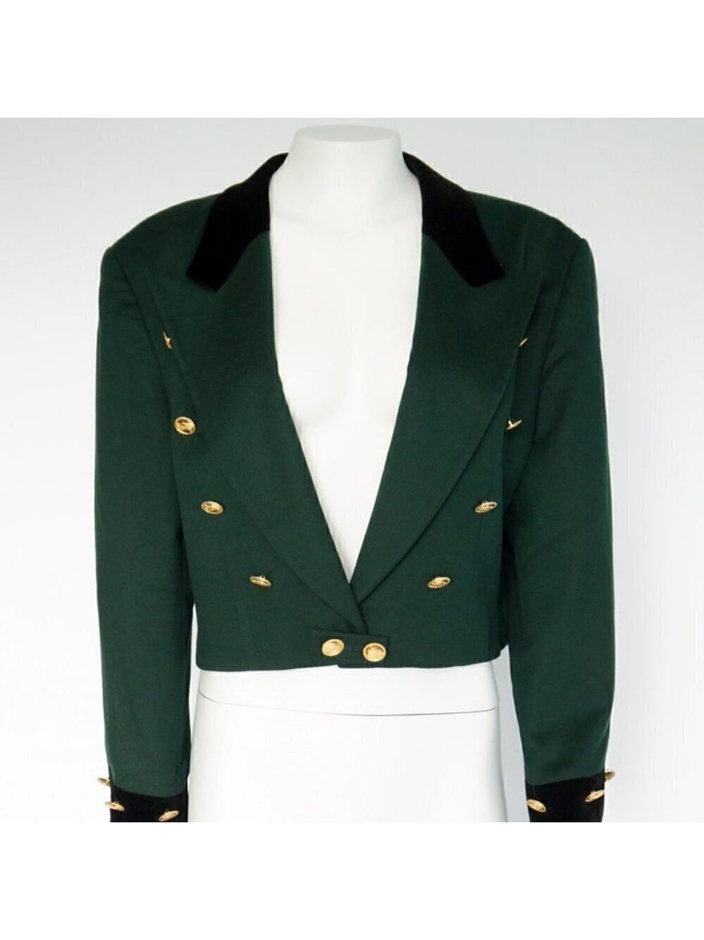 𝅺vintage Escada by Margaretha Ley Short Waist Jacket EU 34 - Picture 2 of 13